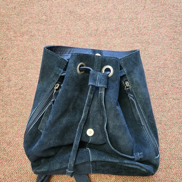 Vintage Victorian Trading Co Floral Leather Backpack - Picture 2 of 9